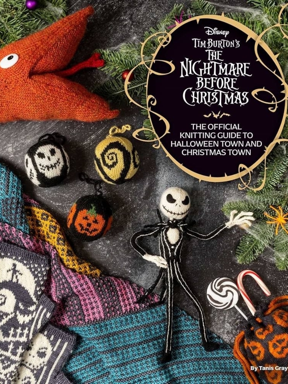 Disney Tim Burton Nightmare Before Christmas Official Knitting Guide Tanis Gray